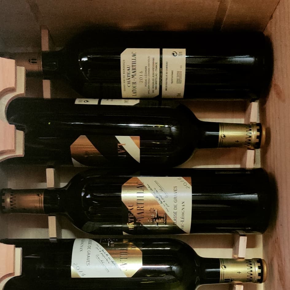 Adulting level-up – took delivery of my first ever proper wooden box of proper Bordeaux today! Like real wine enthusiasts do! #jeneregretterien #savethoseforlater #yum