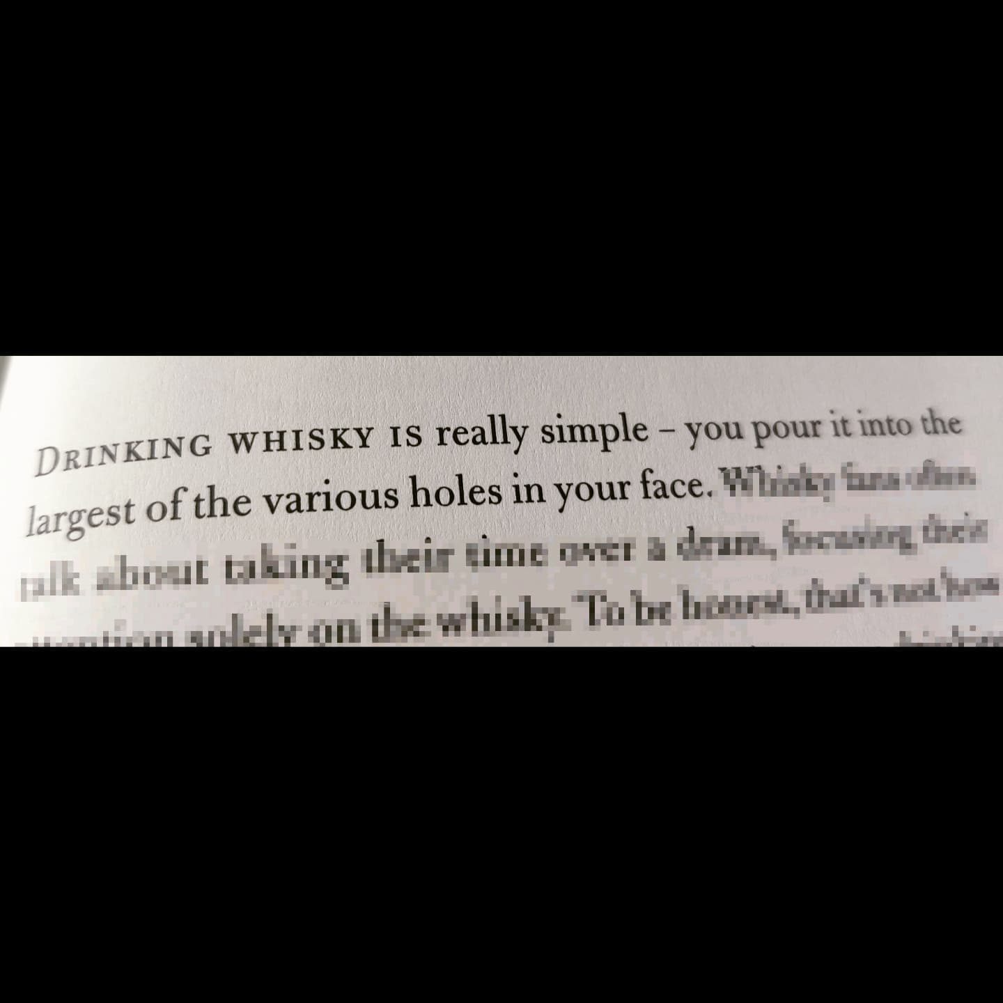In years to come, if I ever write a whisky book, I'm going to be sure to include this excellent #whiskyquote by @meatrobot – and I fully expect other future authors to do the same. It's up there with WC Fields & his snakebite line. #philosophyofwhisky