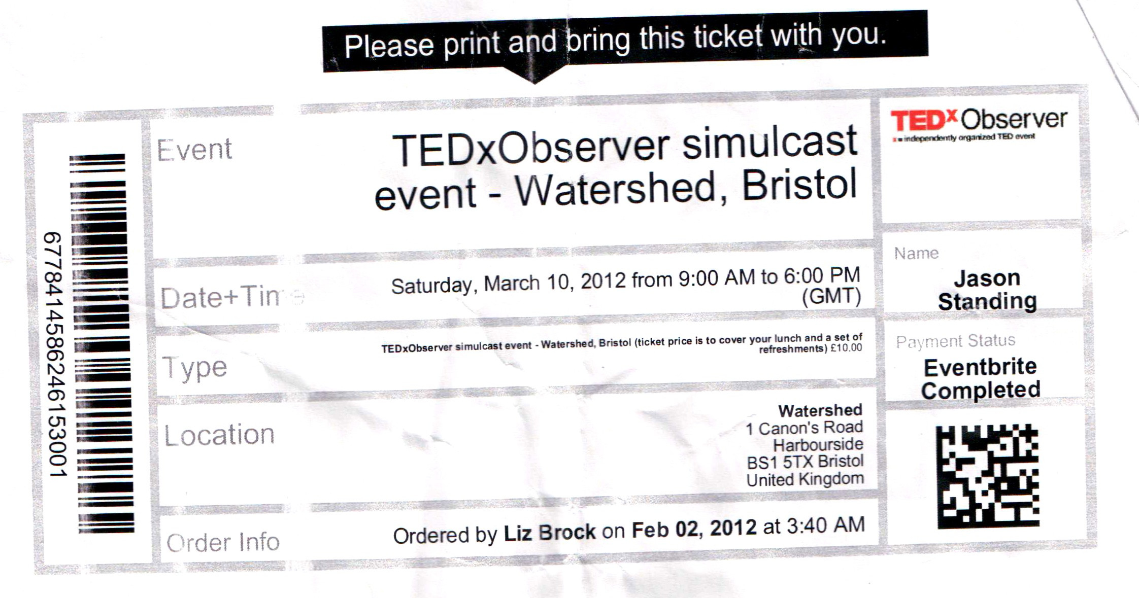 TEDx Observer