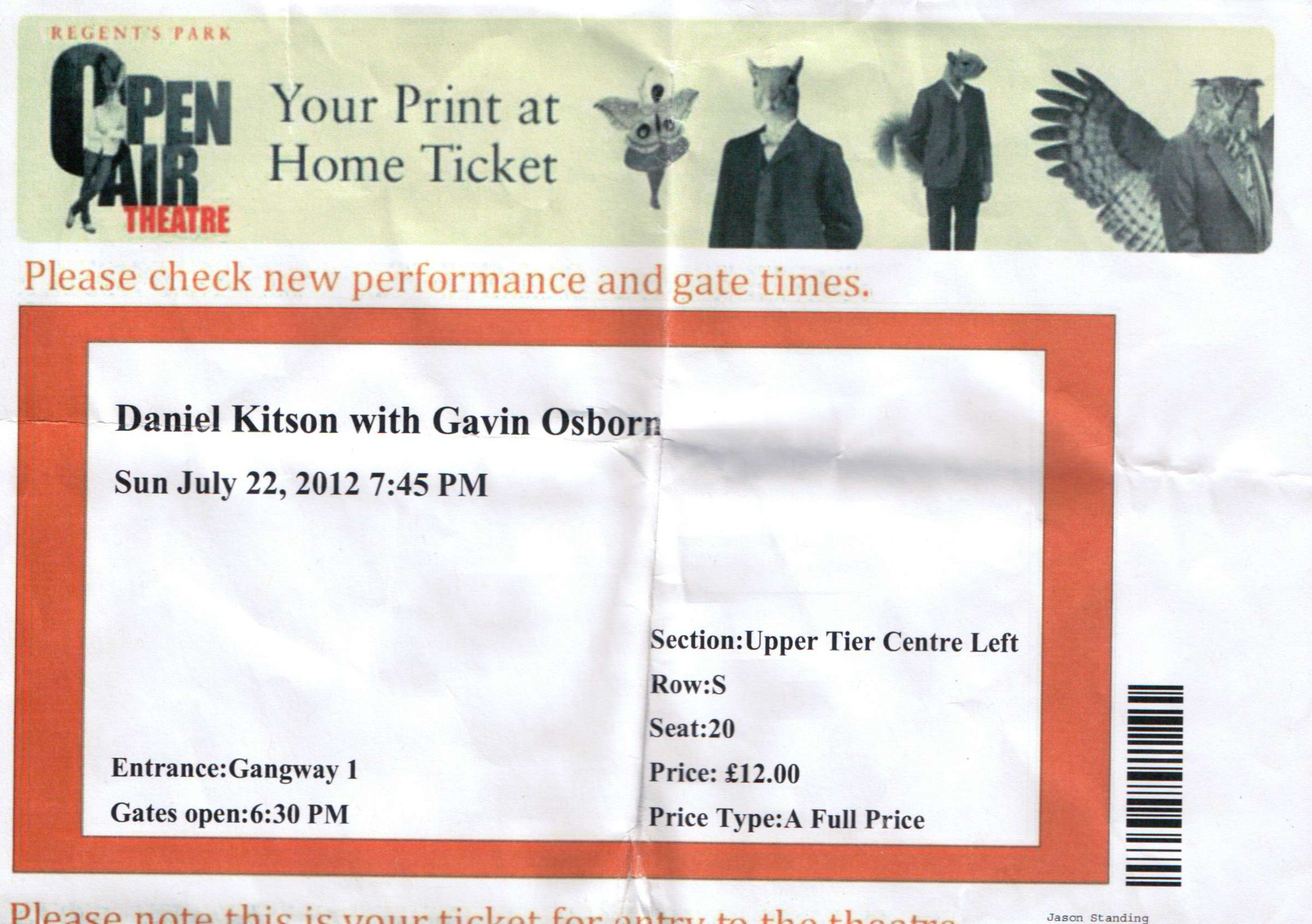 Daniel Kitson & Gavin Osborn