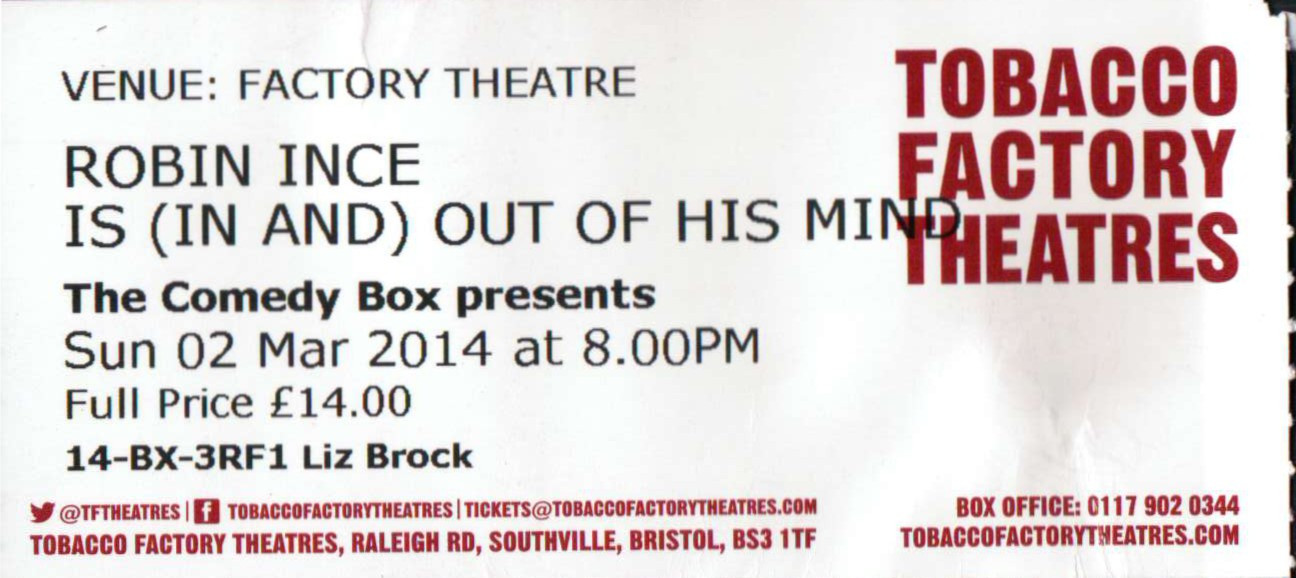 Robin Ince is In (and Out) of His Mind
