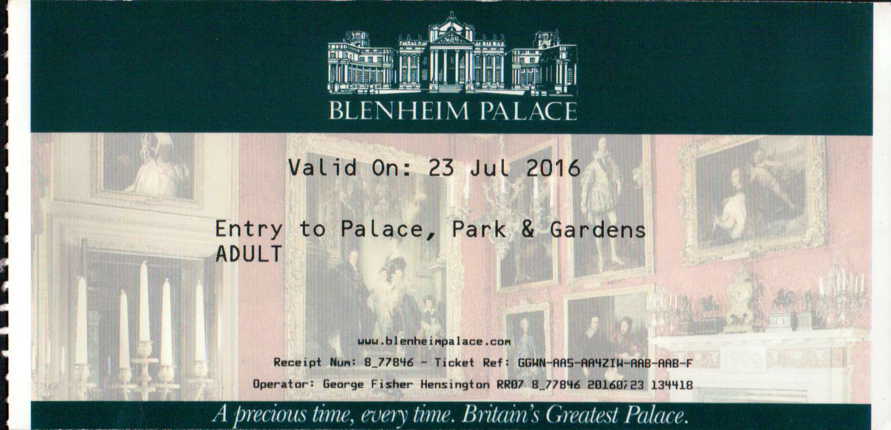 Blenheim Palace Tour