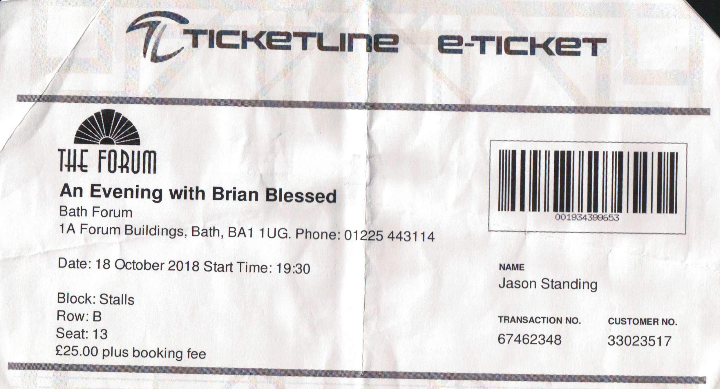 An Evening with Brian Blessed