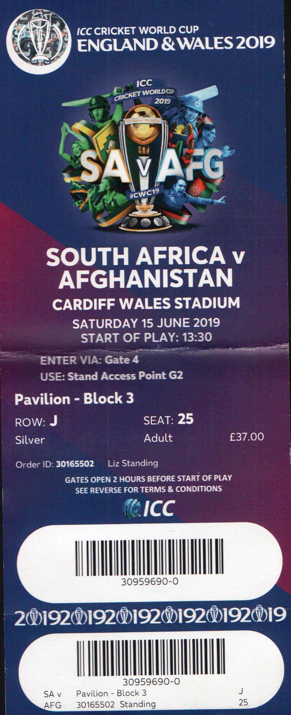 ICC World Cup: South Africa vs Afghanistan