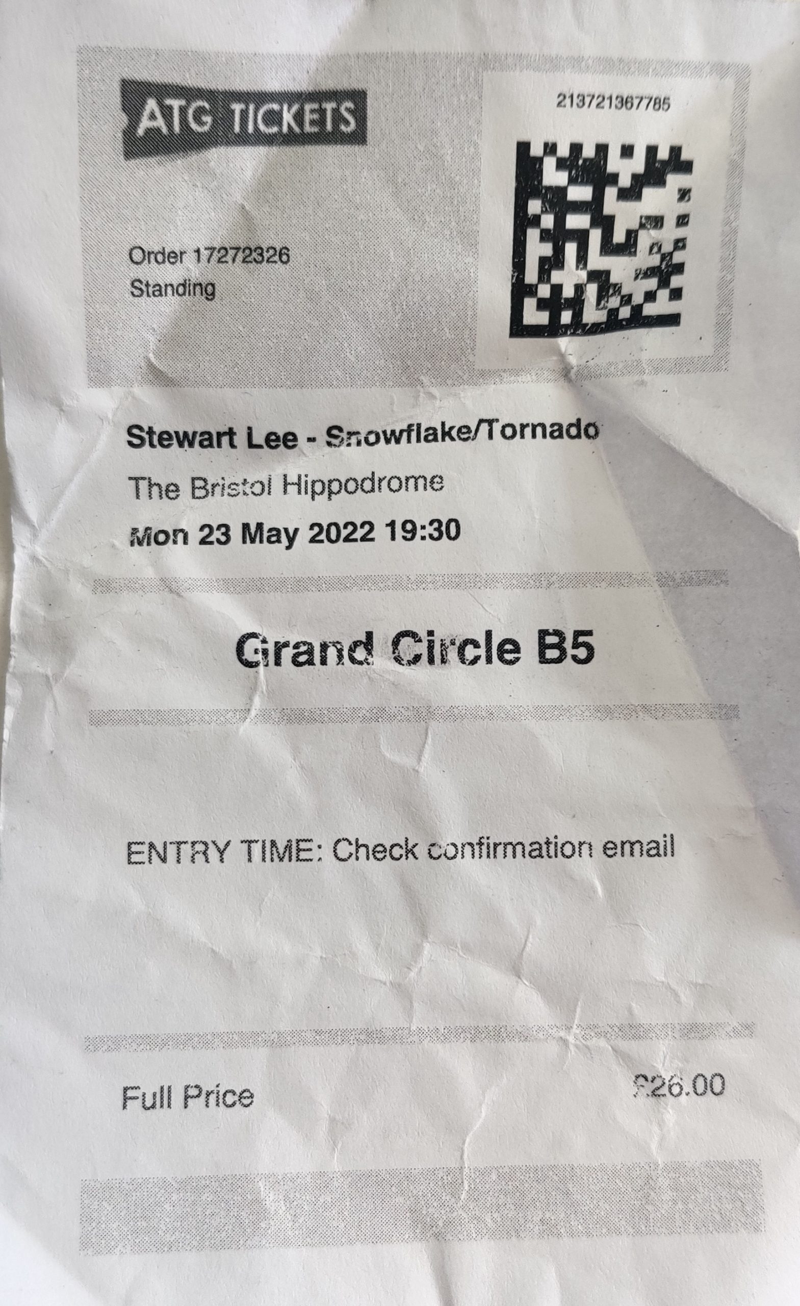 Stewart Lee – Snowflake/Tornado