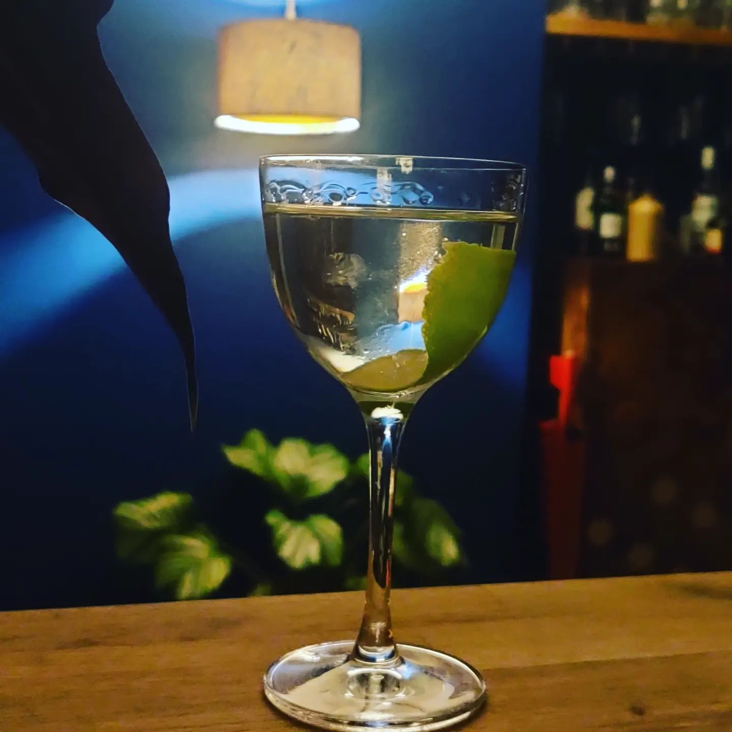 Not so much an #emergencymartini as a #martiniemergency – you can use a twist of lime, right? #tastesgreattome #putlemonsontheshoppinglist #coldcoldgin