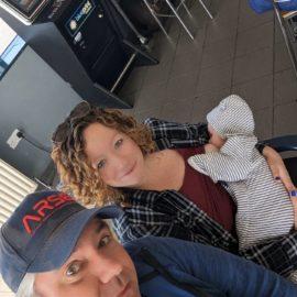 The #MinnieBStanding travel chronicles – from the waiting room at Bristol Parkway, via Heathrow Express, British Airways, and finally sleeping on a sofa in Stellenbosch. Wheeeee!