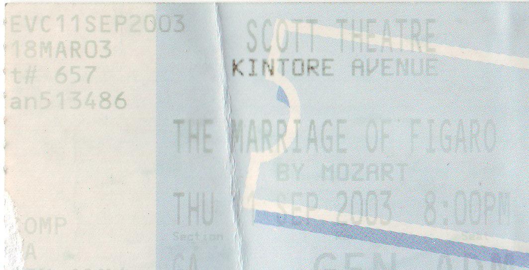 2003-09-11-The Marriage of Figaro