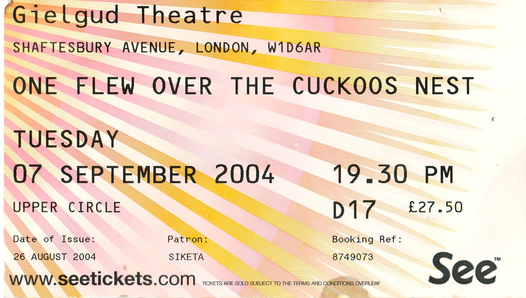 2004-09-07-One Flew Over The Cuckoos Nest