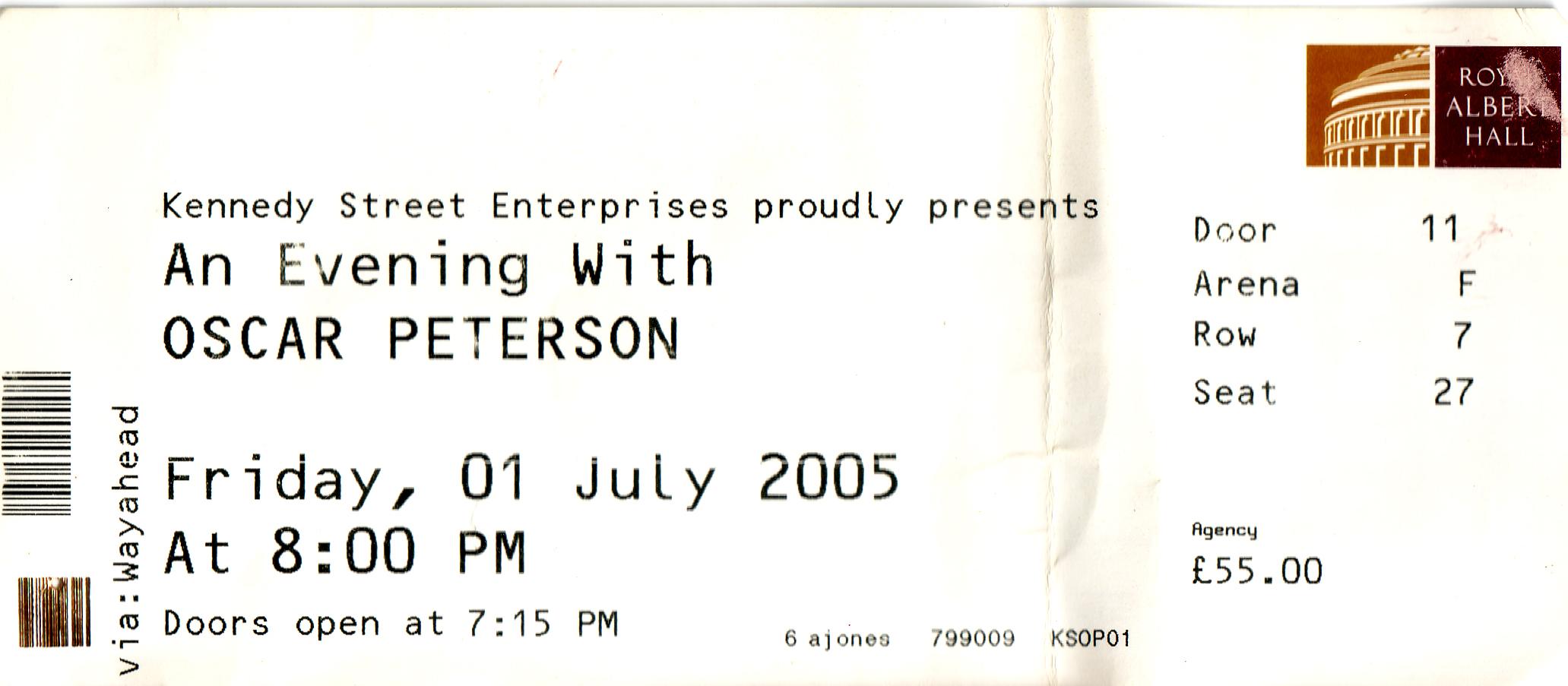 2005-07-01-An Evening With Oscar Peterson