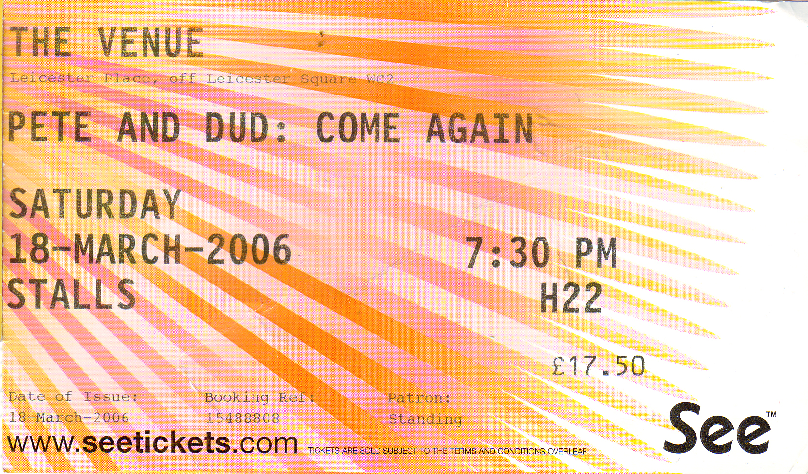 2006-03-18-Pete And Dud – Come Again