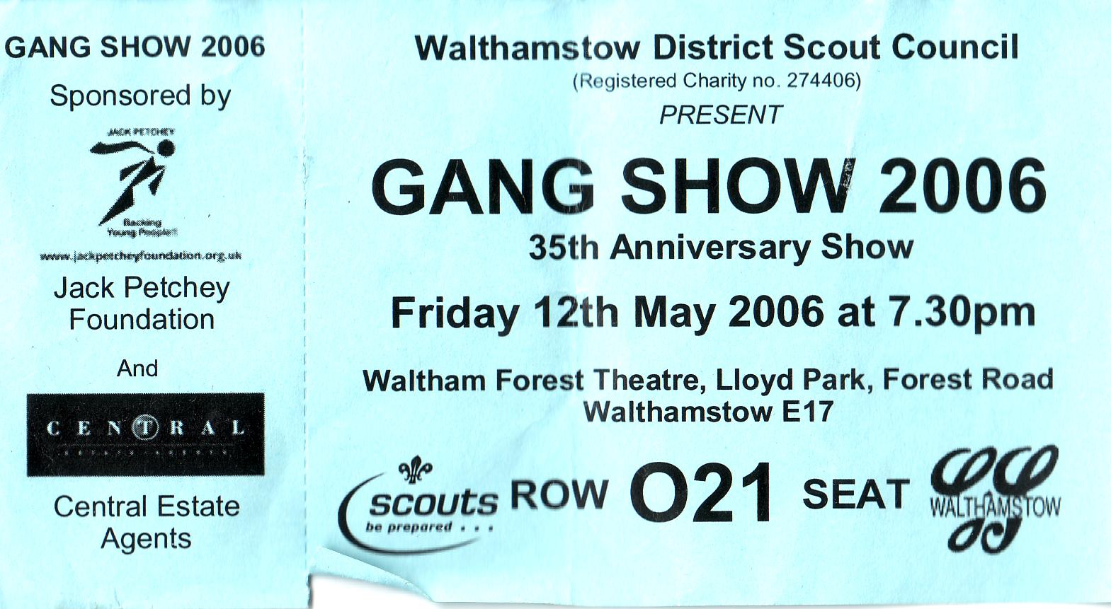 2006-05-12-Walthamstow Gang Show