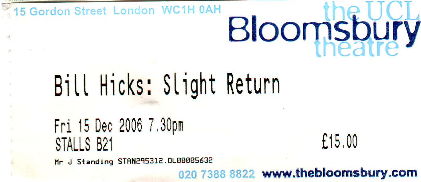 2006-12-15-Bill Hicks: Slight Return