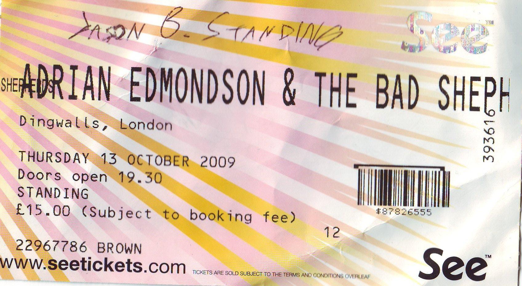 2009-10-13-Adrian Edmonson & The Bad Shepherds